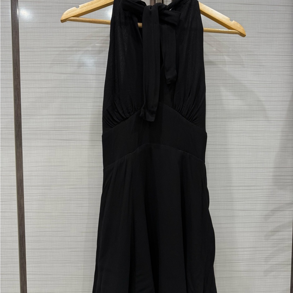 Reformation Aylani Dress Black - Size 6 - Picture 4 of 6